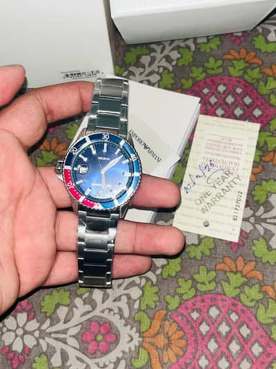 brand new emporio Armani watch for sale. . Pepsi. . orginal armani