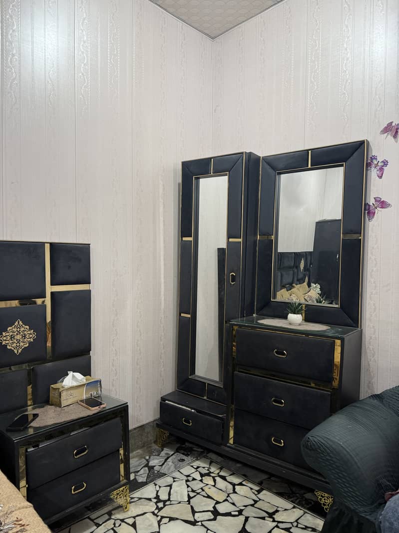 Bed,side tables,dressing,storage box 1