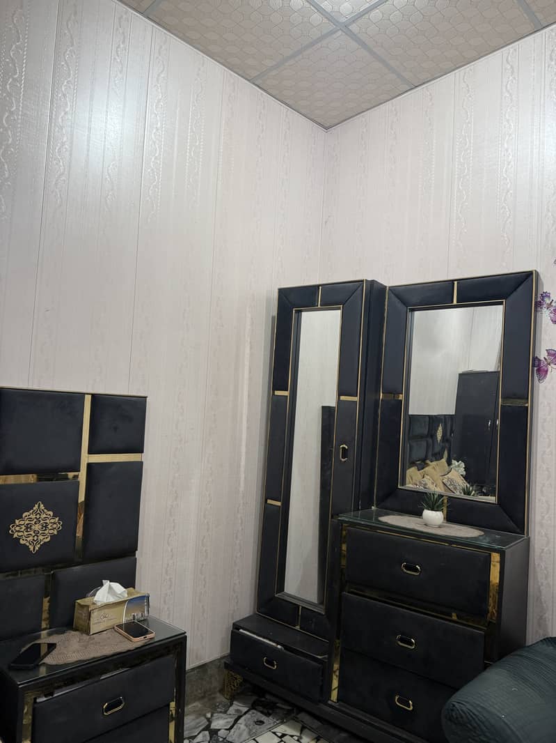 Bed,side tables,dressing,storage box 2