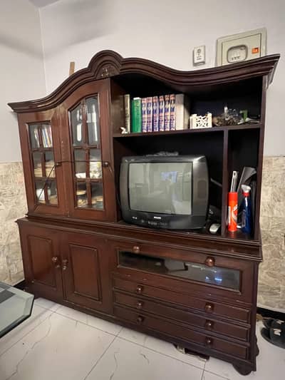 Pure Sheesham TV Divider for Sale – With or Without Television