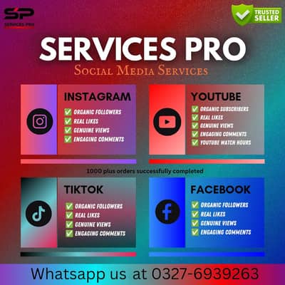 Instagram | Tiktok | Facebook | YouTube | Followers, likes , views