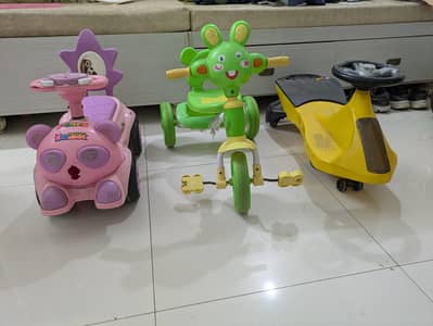 Kids Push Car/Tri Cycle/Swing Car