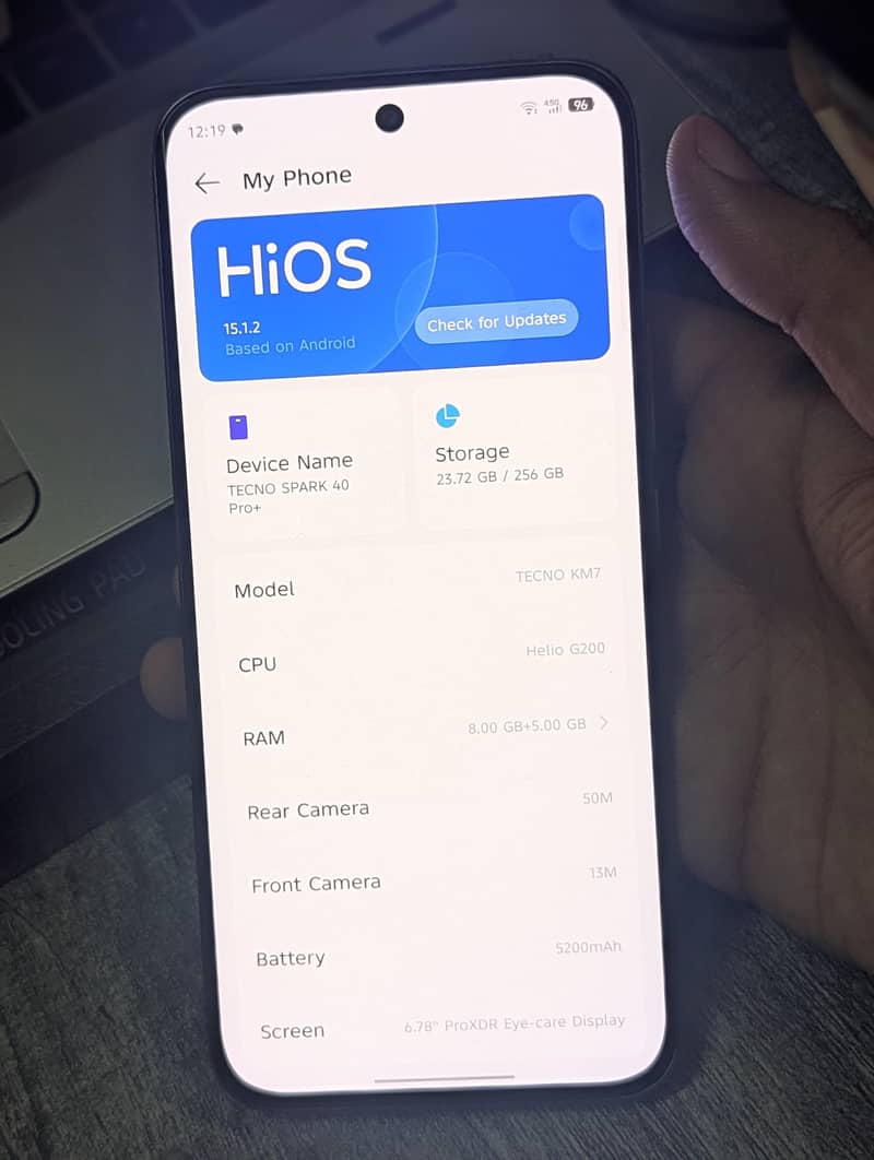 Techno spark 40 pro plus 6