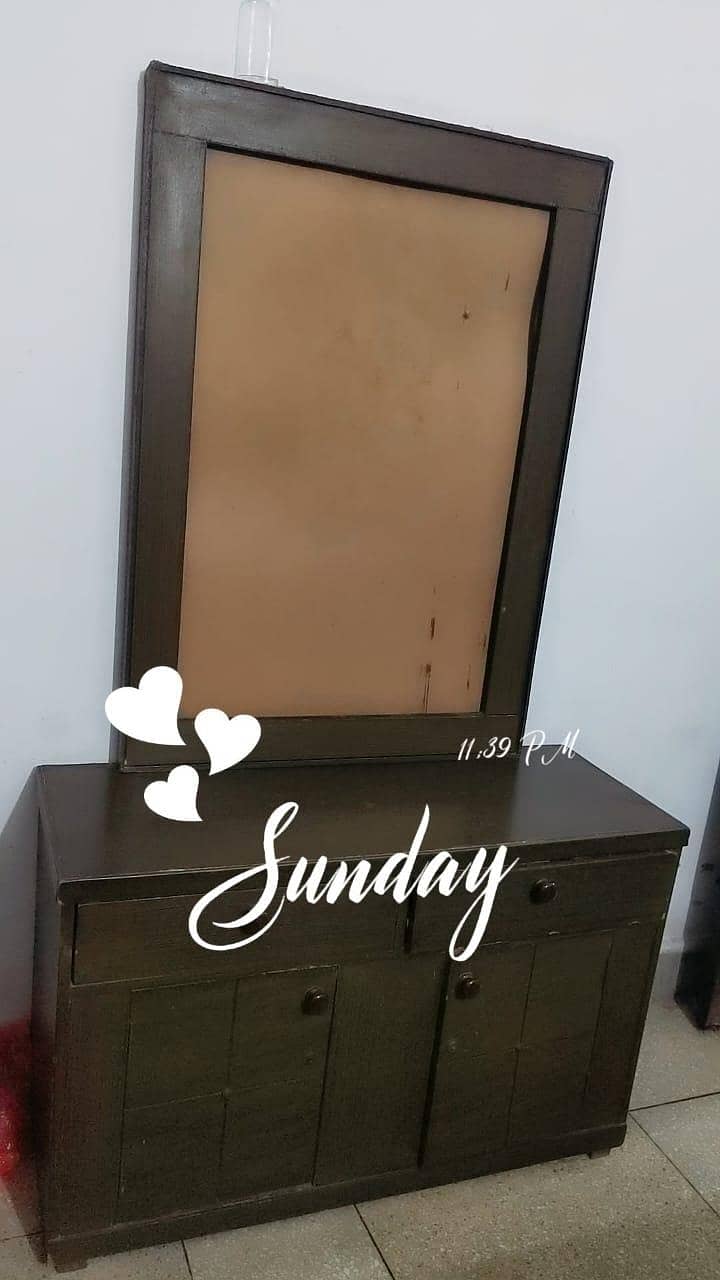 bed dressing side table without mirror without matress 3