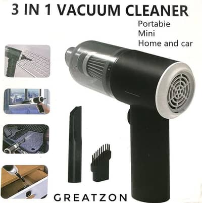 Portable | 3 in 1 | Car Vacuum Cleaner | Rechargeable
