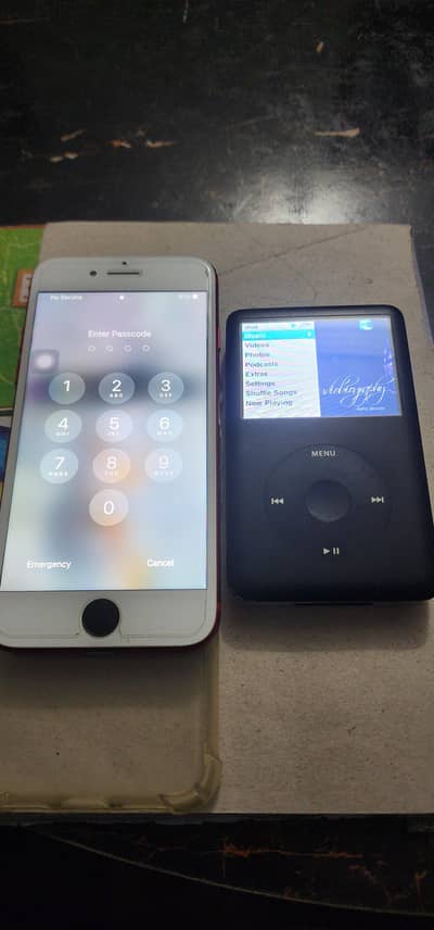 Iphone 7 Specical Edition Red and Ipod 160GB