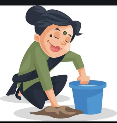 Care taker maid baby sitting