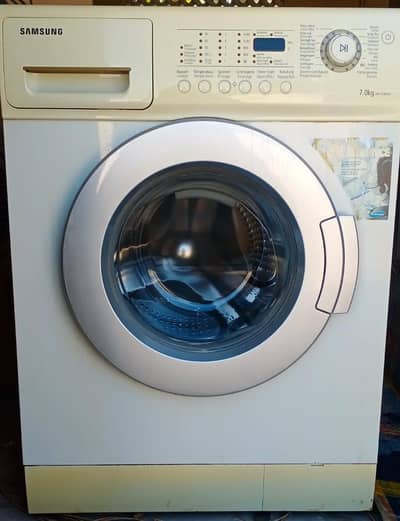 Samsung Front Load Washing Machine – 7kg – Working