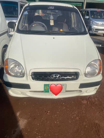 Santro Club 2005 White buht peeyari gari