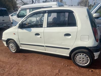 Santro Club 2005 White total gen no paint no rust