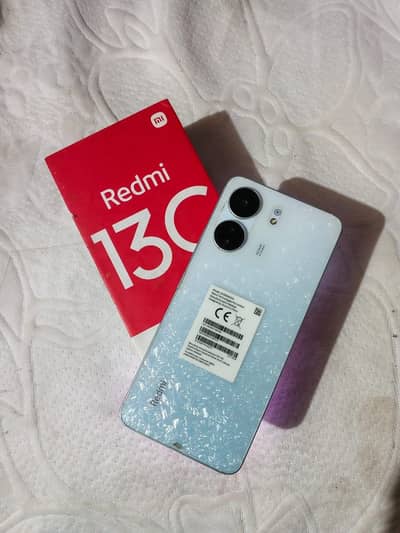 Redmi 13c 10/10 condition with box all okay