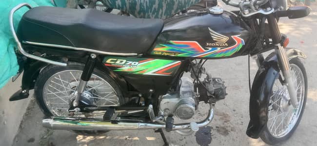 Honda CD 70 MODEL 2021 Karachi number HA