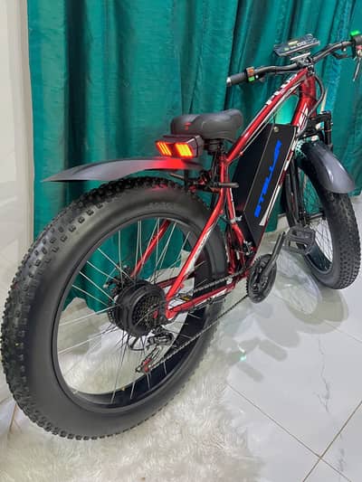Fat tyre electric cycle