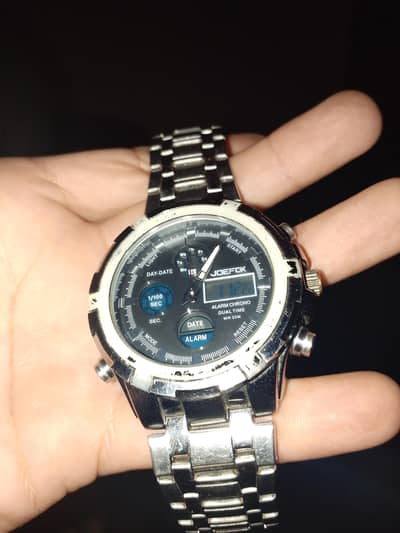 Joefox stainless steel watch