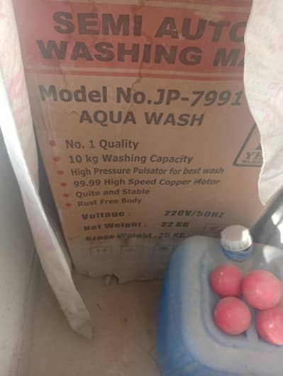 jackpot semi auto washing machine