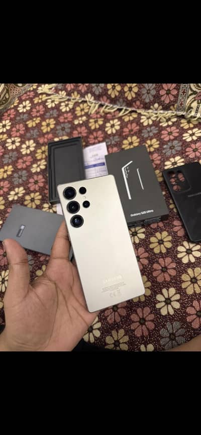 Samsung S25 Ultra Officially PTA Approved 512Gb Complete Box.