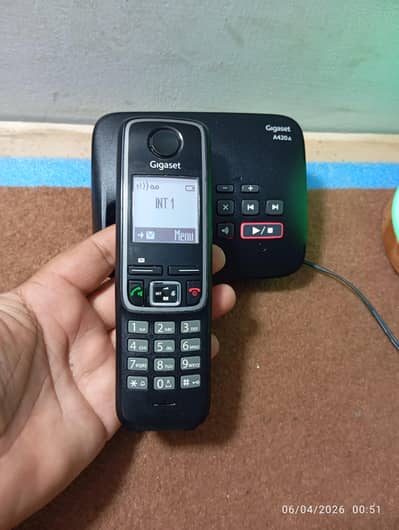 UK imported Siemens Gigaset Single cordless phone with answer machine