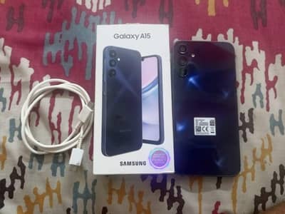 Samsung A15 6/128 Complete box cable condition 10/10