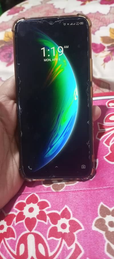 infinix hot 8 64gb 4gb with all asecry
