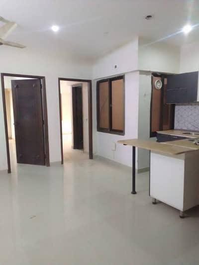 Apartment for rent 2 bed drawing dining 1050 sq feet DHA phase 5 badar commercial Karachi