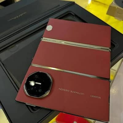 Huawei Mate xt Trilfold ultimate red with box