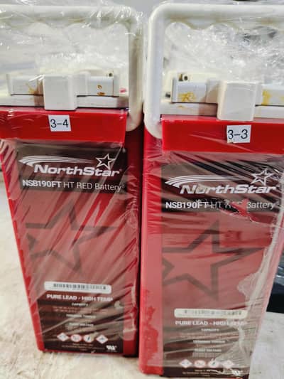 North star  12v 190 Ampare Dry Battery  Made  in Usa  brand new