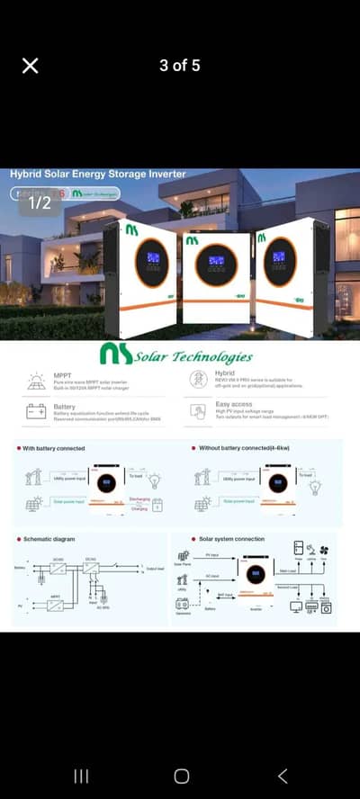 New Ns inverter 1.6kva available.