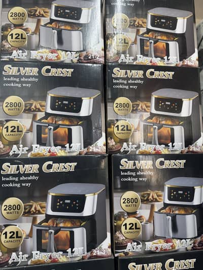 SILVER CREST AIR FRYER 12 LITRE LARGE CAPACITY MULTIFUNCTION NON STICK