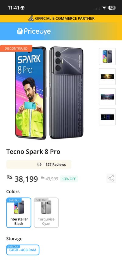 Tecno spark 8 pro
