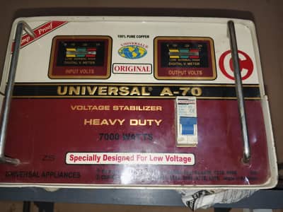 Universal A-70 7000W Voltage Stabilizer Heavy Duty – Fully Working