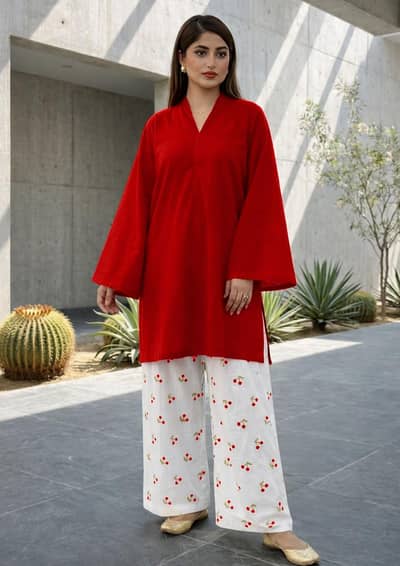 Cheery Embroidered Lawn 2-Piece Suit