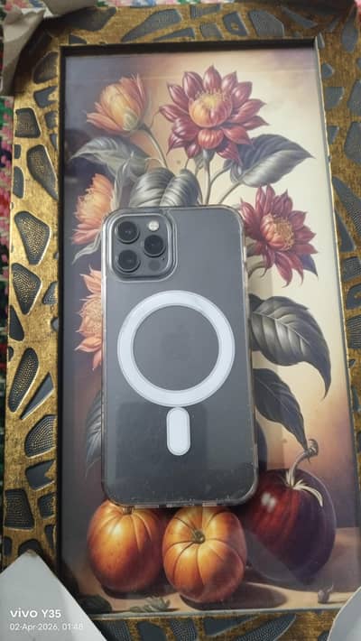 Iphone 12 pro with 256 gb factory unlock and original battery