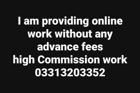 online work without fees