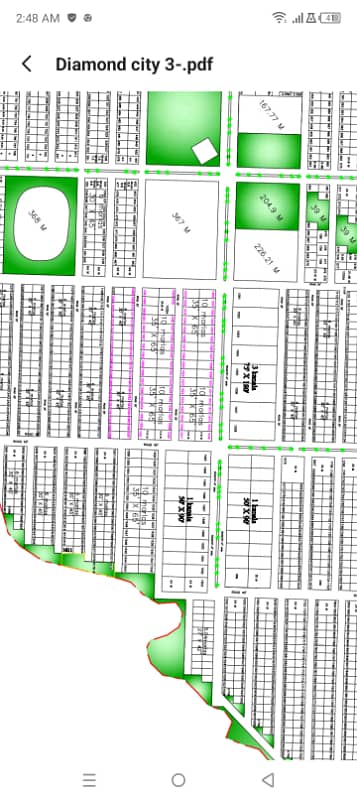 Big ten marla plot available for Sale in diamond city phease 2 E block