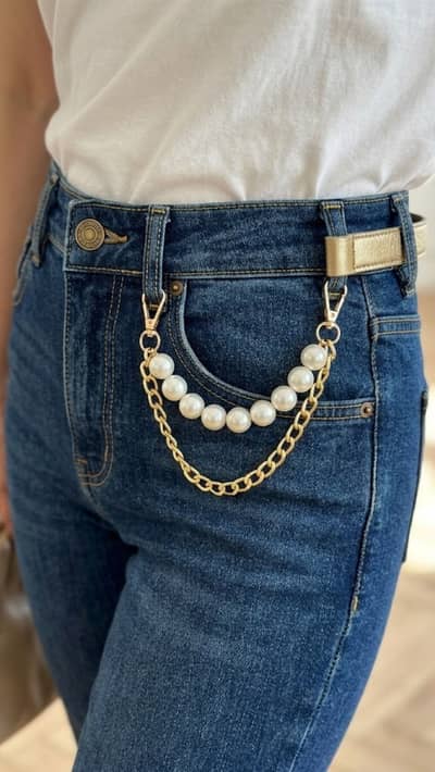 Pearl chains for her