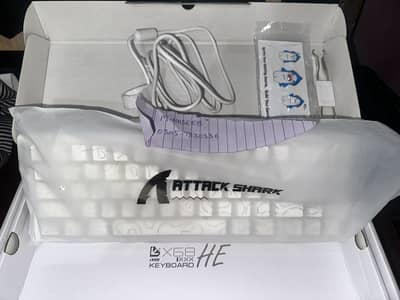 Attack Shark x68 HE White colour