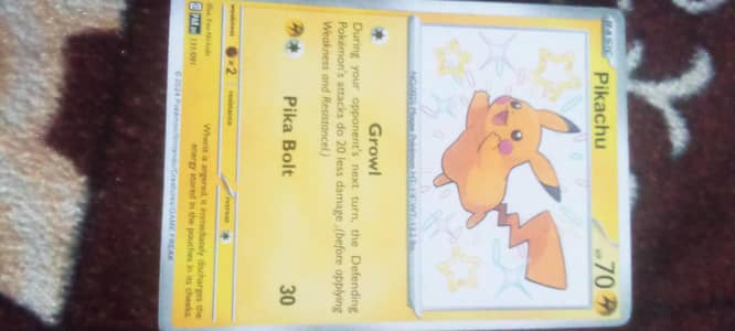 pokemon card Pikachu 131/091 rare as hell 2024