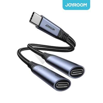 Joyroom SY-C03 - 2-in-1 (Type-C to Dual Type-C) Audio Adapter