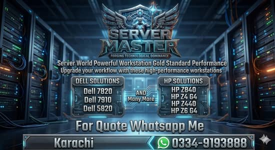 Dell 7820 7910 5820 HP Z840 Z4 G4 Z440 Z6 G4 High End Workstations