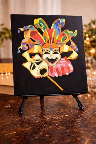 Jester & Mask Art (Premium Wall Decor)