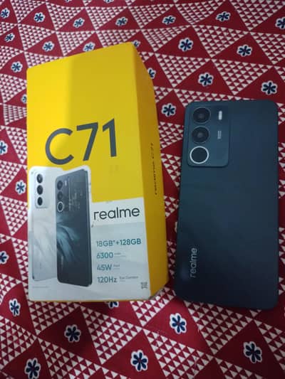 realme C71 6/128 green 10/10 all accessories with warranty
