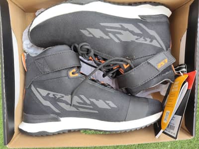 LS2 ACRUX MAN BOOTS BLACK H-V ORANGE 42