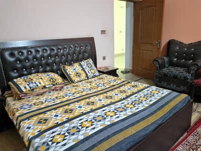 Complete Bedroom Furniture Set – Bed + Mattress + Side Tables + Sofa