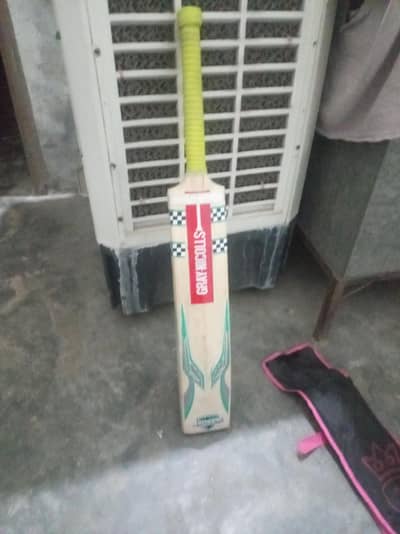 leather ball new cricket bat