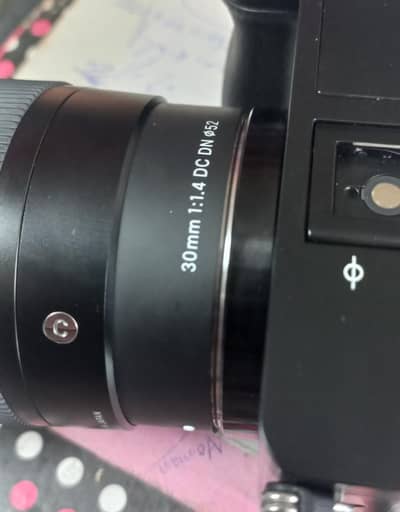 sony a6500 with 30mm 1.4 Lense