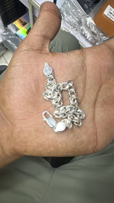 Italian 925 silver braclate  pure Chandi