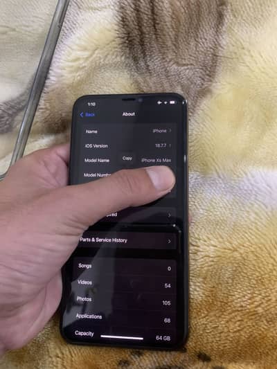 iPhone XS Max PTA 64GB Full Box 10/10