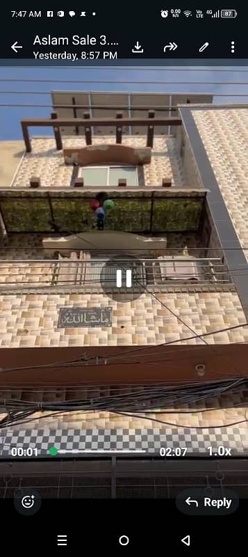 assalamualaikum  3.5 Marla triple story house for sale opp Neelam block Iqbal town Lahore