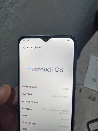 vivo y20 4GB ram 64 ROM