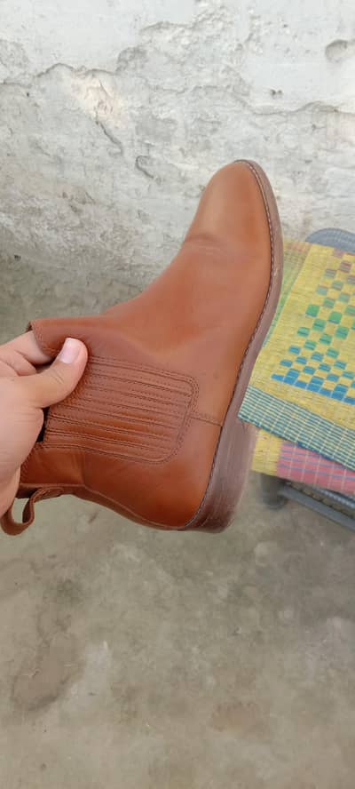 Premium Imported Genuine Leather Chelsea Boots - Size 10 (40)